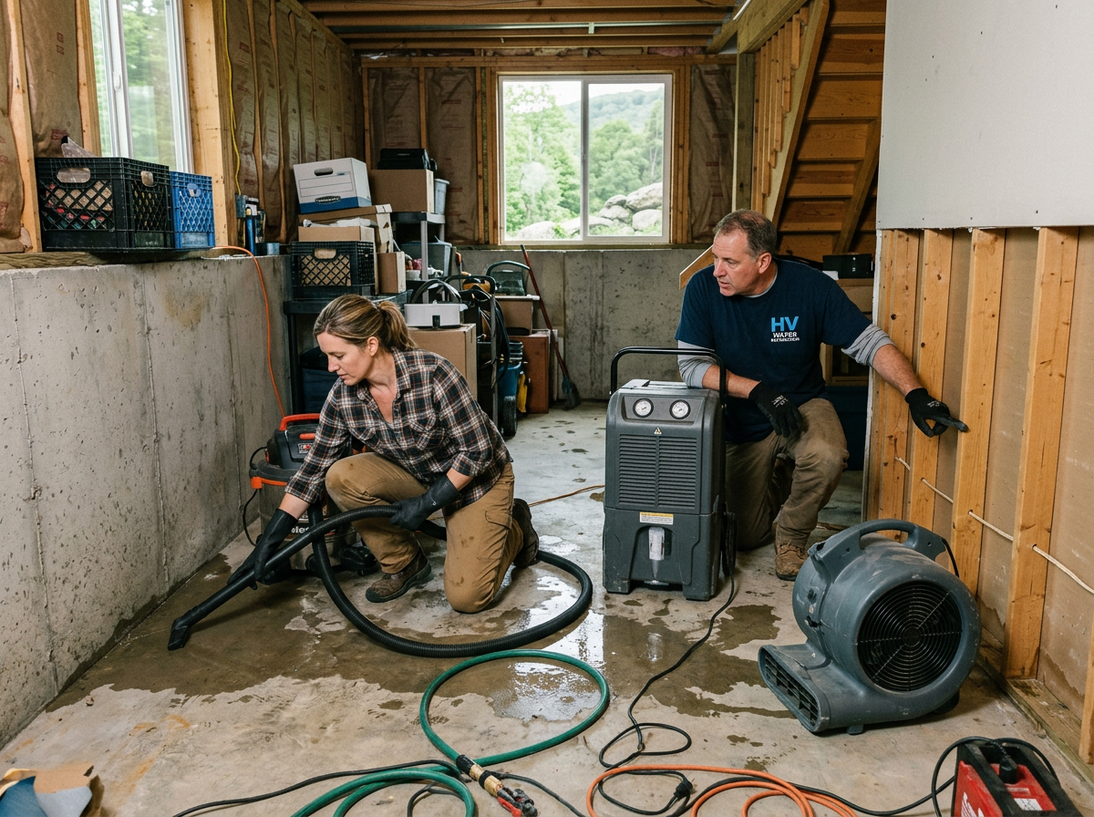 water damage restoration in Garnerville
