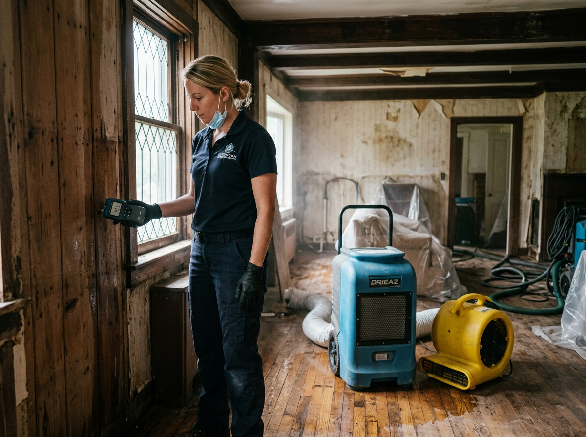 water damage restoration in Lagrangeville